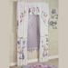 Wildflowers Swag Contour Valance Ivory 72 x 42, 72 x 42, Ivory