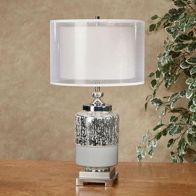 Breccan Table Lamp Chrome , Chrome