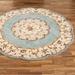 Emmalee Round Rug, 5'6" Round, Pale Blush