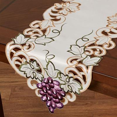 Cabernet Table Runner Light Cream, 14 x 72, Light Cream