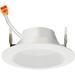 Lithonia Lighting Juno 5" LED Retrofit Recessed Lighting Kit in White | 2 H x 5 W in | Wayfair 4RLD G3 06LM 35K 90CRI 120 FRPC WWH M6