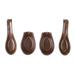 Millwood Pines Nopnara of Thailand Spoon Rest Ceramic in Brown | 5.5 H x 1.9 W x 0.9 D in | Wayfair 3CB0271687C640C5B41B34E44072E45F