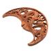 World Menagerie Crescent Dragon Wood Relief Panel Wall Décor in Brown | 15.5 H x 9.5 W x 0.8 D in | Wayfair B83839067E76498B90BAB2B2DCEB4C69