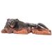 World Menagerie Dobbin Lying Lion Ebony Wood Figurine Wood in Black/Brown | 4.3 H x 16 W x 7.5 D in | Wayfair E0D5FEAC1A9C4F64BBD9EC7FCBB89CFB