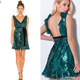 Free People Dresses | Free People Sequin Dress | Color: Green | Size: 4