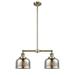 Innovations Lighting Bruno Marashlian Large Bell 24 Inch 2 Light Chandelier - 209-AB-G78