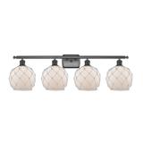 Innovations Lighting Bruno Marashlian Farmhouse Rope 36 Inch 4 Light Bath Vanity Light - 516-4W-OB-G121-8RW