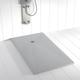 Shower Online - Receveur de douche Résine ples Gris ral 7035 (grille coloure)- 70x90 cm