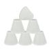 Red Barrel Studio® 5" H Linen Empire Lamp Shade ( Clip On ) in Off- Linen in White | 5 H x 6 W x 6 D in | Wayfair 32102-6