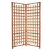 Union Rustic Ardoin 2 Piece Wood Trellis Set Wood/Cedar in Brown/White | 84 H x 66 W x 2 D in | Wayfair TS33U-2