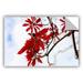 Winston Porter Bush 8 Removable Wall Decal Vinyl in Red/White | 12 H x 18 W in | Wayfair 6orl405a1218p