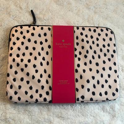 Kate Spade Accessories | Kate Spade Laptop Case Nwt | Color: Black/Cream | Size: Os