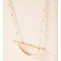 Anthropologie Jewelry | Anthropologie Sculptural Pendant Necklace Nwt | Color: Gold | Size: 30”