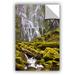 East Urban Home Proxy Falls Oregon 8 Removable Wall Decal Vinyl in Brown/Green/White | 24 H x 16 W in | Wayfair 0yor125a1624p