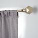 Astoria Grand Ellzey Decorative Curtain Rod and Hardware Set Metal in Gray | 2 H x 86 W x 3.75 D in | Wayfair 6277C178532F48698A5942B00C422F55