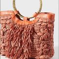 Anthropologie Bags | Anthropology Frilly Mini Bag | Color: Orange | Size: Os