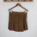 Anthropologie Skirts | Level 99 Faux Suede Boho A-Line Skirt | Color: Brown/Tan | Size: 10