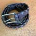 Coach Accessories | Coach Brown Leather Braided Belt | Color: Brown | Size: 40”