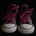 Converse Shoes | Girls Converse High Tops | Color: Gray/Pink | Size: 5bb