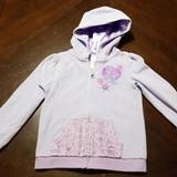 Disney Shirts & Tops | Frozen Zipper Up Sweatshirt Size 4 | Color: Purple | Size: 4g