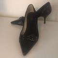 Coach Shoes | Brass Studded Pump | Color: Black | Size: 10