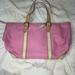 Coach Bags | Coach Tote | Color: Pink/White | Size: Os
