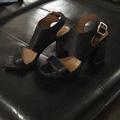 Coach Shoes | Coach Black Leather Sandals | Color: Black | Size: 8.5