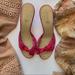 Coach Shoes | Coach Pink Suede Mules | Color: Pink | Size: 8.5