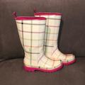 Coach Shoes | Coach Paisley Rain Boots | Color: Pink/White | Size: 5