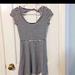 American Eagle Outfitters Dresses | Blue And White Stripped Skated Dress | Color: Blue/White | Size: Xs