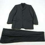 Burberry Suits & Blazers | Burberry London Pinstriped Wool 2 Piece Suit Black | Color: Black | Size: 40r
