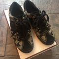 Coach Shoes | Coach Black Signature C "Meagan" Sneakers | Color: Black/Gray | Size: 7.5