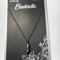 Disney Jewelry | Disney Cinderella Glass Slipper Necklace | Color: Silver | Size: 14” Long With 3” Extender