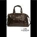 Coach Bags | Coach Ashley Brown Patent Leather Shoulder Bag Euc | Color: Brown/Silver | Size: Aprox 15"L X 3.25"W X 11"H