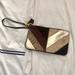 Coach Bags | Brown & Gold Authentic Coach Wristlet. | Color: Brown | Size: Os