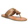 Coach Shoes | Coach Tassel Sandals | Color: Brown/Tan | Size: 7.5