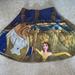 Disney Skirts | Beauty And The Beast Skater Skirt Disney Brand | Color: Blue/Gold | Size: S