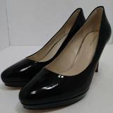 Coach Shoes | Coach Giovanna Black Patent Leather High Heel 6.5m | Color: Black | Size: 6.5