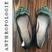Anthropologie Shoes | Jasper And Jeera Shimmery Flats | Color: Black/Green/Silver | Size: 6