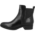 Geox Damen D Felicity G Stiefeletten, Schwarz, 38.5 EU