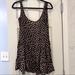 Brandy Melville Dresses | Brandy Melville Low Back Mini Floral Dress | Color: Black/Red | Size: S