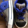 Converse Shoes | Blue And Grey Hi-Top Boys Converse. Size 7 | Color: Blue/Gray | Size: 7bb