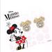 Disney Jewelry | Disney Minnie 10kt Safety Backs Earring New | Color: Gold/Red/Yellow | Size: Os