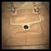 Coach Bags | Large Leather Coach Shoulder Bag | Color: Tan/White | Size: Os