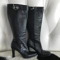 Burberry Shoes | Burberry Black Leather Boots | Color: Black | Size: 7.5