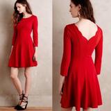 Anthropologie Dresses | Anthropologie Sunday In Brooklyn Dress | Color: Red | Size: M