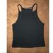 Brandy Melville Tops | Brandy Melville Black Ribbed Cropped Tank Top | Color: Black | Size: Os
