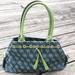 Dooney & Bourke Bags | Dooney & Bourke Denim Jacquard Logo Handbag Purse | Color: Blue/Green | Size: Os