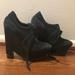 Burberry Shoes | Like New Auth Burberry Suede Wedge Boots, Sz 40 | Color: Black | Size: 10