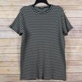 Brandy Melville Tops | Brandy Melville Striped Tunic | Color: Black/White | Size: One Size